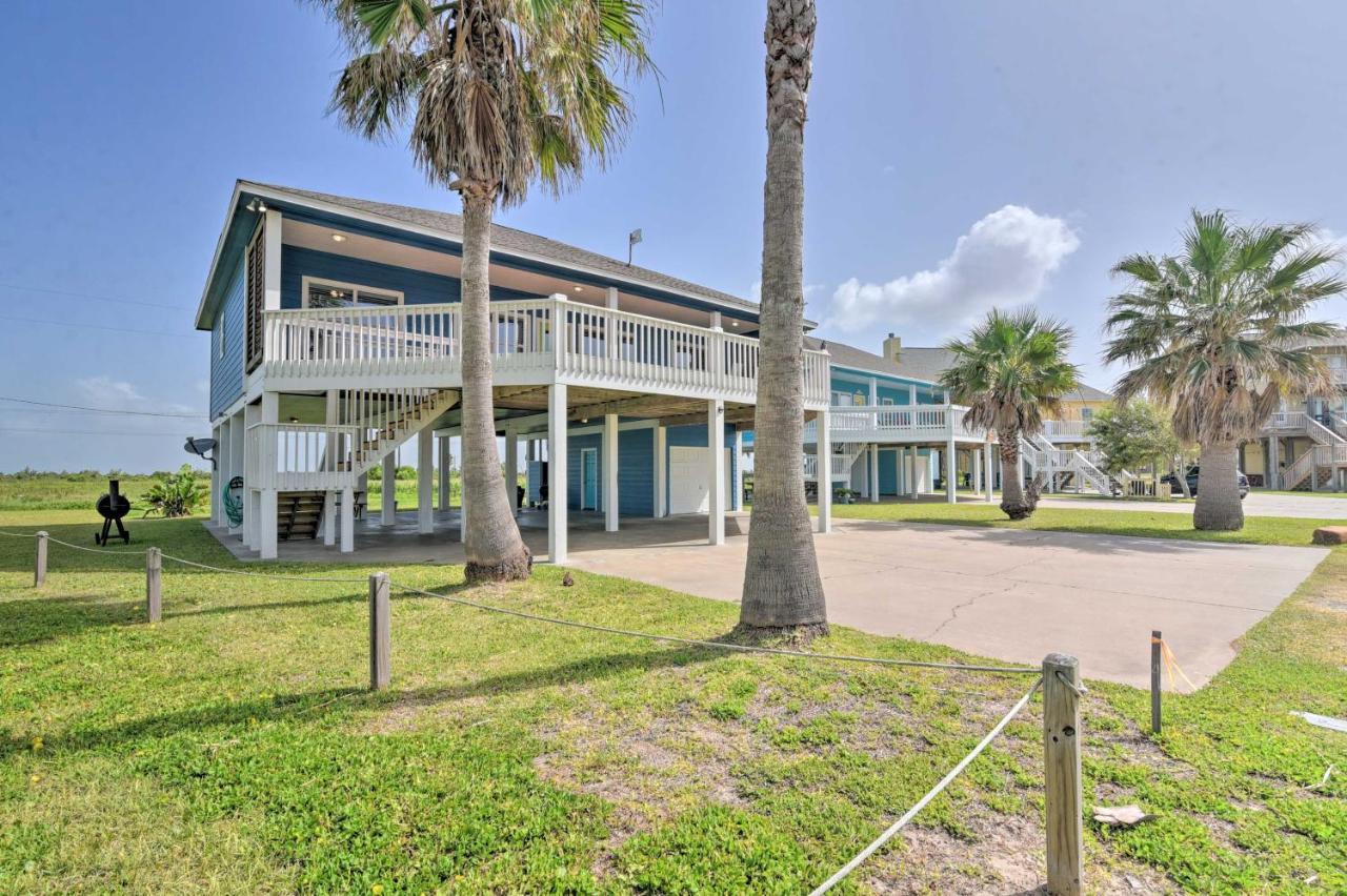 Villa Bright Crystal Beach House, Walk To Coast! Bolivar Peninsula Exterior foto